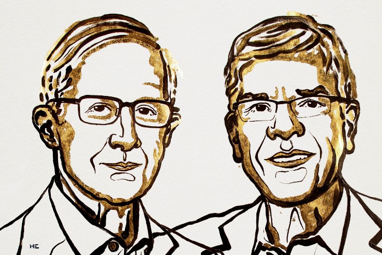 Dupla de economistas americanos é premiada com o Nobel